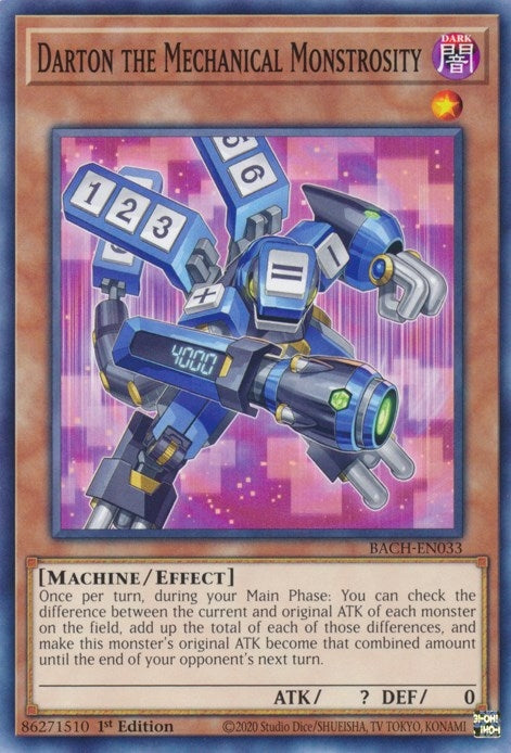Image for Darton the Mechanical Monstrosity (Battle of Chaos) (BACH-EN033) - YuGiOh
