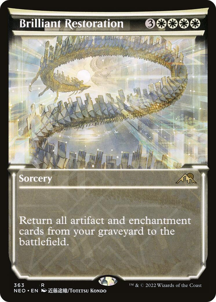 Image for Brilliant Restoration (Showcase) (Kamigawa: Neon Dynasty) (363) - Magic: The Gathering