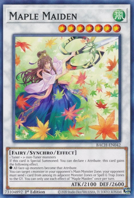 Image for Maple Maiden (Battle of Chaos) (BACH-EN042) - YuGiOh
