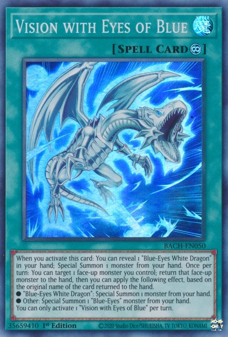 Image for Vision with Eyes of Blue (Battle of Chaos) (BACH-EN050) - YuGiOh