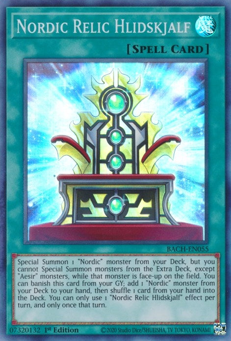 Image for Nordic Relic Hlidskjalf (Battle of Chaos) (BACH-EN055) - YuGiOh