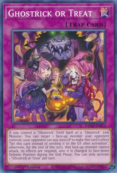 Image for Ghostrick or Treat (Battle of Chaos) (BACH-EN076) - YuGiOh