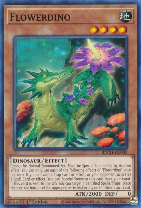 Image for Flowerdino (Battle of Chaos) (BACH-EN082) - YuGiOh