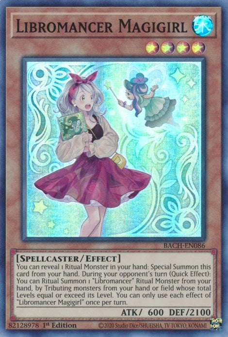 Image for Libromancer Magigirl (Battle of Chaos) (BACH-EN086) - YuGiOh
