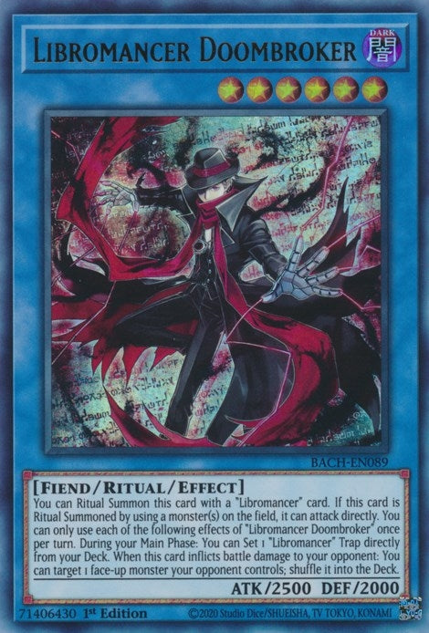Image for Libromancer Doombroker (Battle of Chaos) (BACH-EN089) - YuGiOh