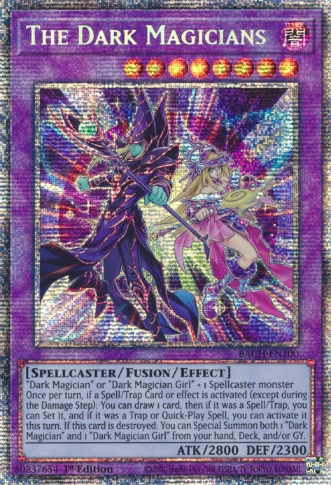 Image for The Dark Magicians (Starlight Rare) (Battle of Chaos) (BACH-EN100) - YuGiOh