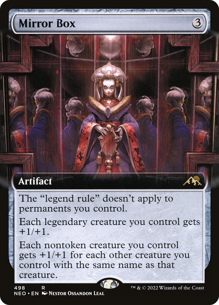Image for Mirror Box (Extended Art) (Kamigawa: Neon Dynasty) (498) - Magic: The Gathering