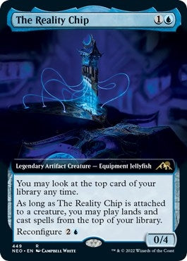 Image for The Reality Chip (Extended Art) (Kamigawa: Neon Dynasty) (449) - Magic: The Gathering