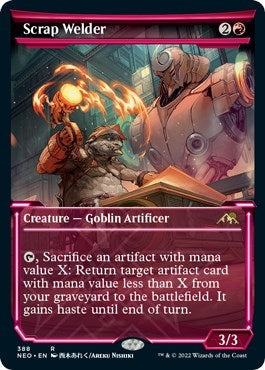 Image for Scrap Welder (Showcase) (Kamigawa: Neon Dynasty) (388) - Magic: The Gathering