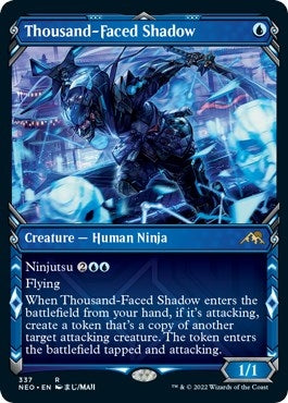 Image for Thousand-Faced Shadow (Showcase) (Kamigawa: Neon Dynasty) (337) - Magic: The Gathering