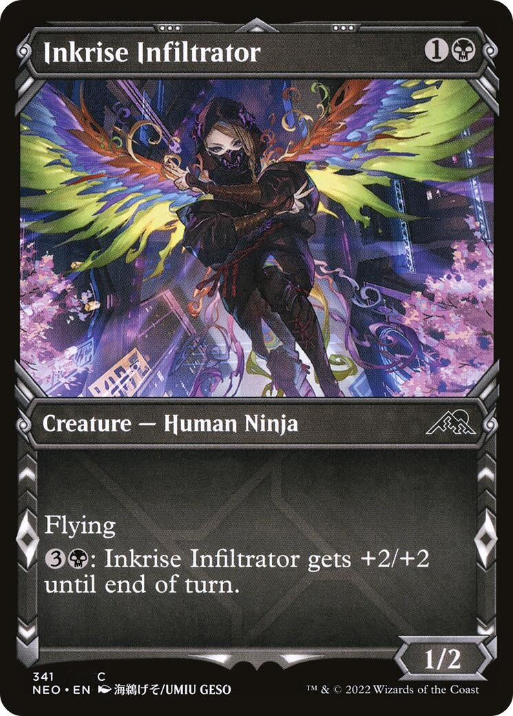Image for Inkrise Infiltrator (Showcase) (Kamigawa: Neon Dynasty) (341) - Magic: The Gathering