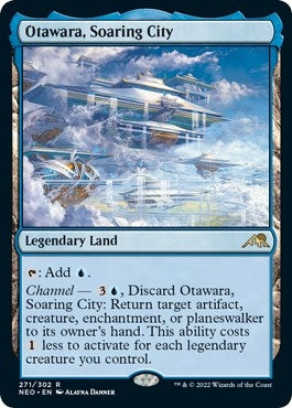 Image for Otawara, Soaring City (Kamigawa: Neon Dynasty) (271) - Magic: The Gathering