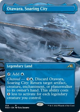 Image for Otawara, Soaring City (Borderless) (Kamigawa: Neon Dynasty) (414) - Magic: The Gathering