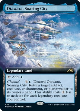 Image for Otawara, Soaring City (Extended Art) (Kamigawa: Neon Dynasty) (503) - Magic: The Gathering