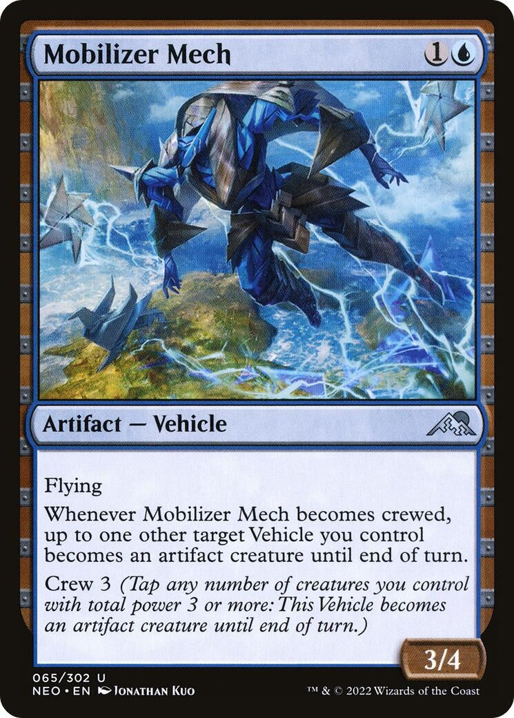Image for Mobilizer Mech (Kamigawa: Neon Dynasty) (65) - Magic: The Gathering