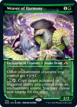 Image for Weaver of Harmony (Showcase) (Kamigawa: Neon Dynasty) (395) - Magic: The Gathering
