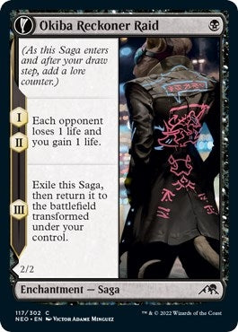 Image for Okiba Reckoner Raid (Kamigawa: Neon Dynasty) (117) - Magic: The Gathering