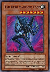 Image for Evil Hero Malicious Edge (Gladiator's Assault) (GLAS-EN003) - YuGiOh