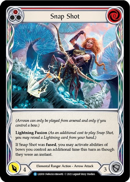 Image for Snap Shot (Red) (Blitz Deck: Tales of Aria - Lexi) (LXI010) - Flesh and Blood TCG
