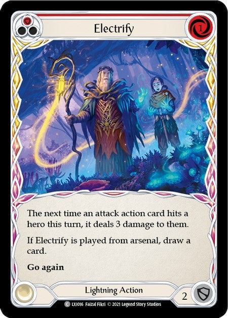 Image for Electrify (Red) (Blitz Deck: Tales of Aria - Lexi) (LXI016) - Flesh and Blood TCG