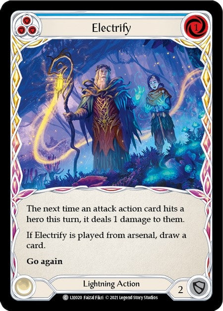 Image for Electrify (Blue) (Blitz Deck: Tales of Aria - Lexi) (LXI020) - Flesh and Blood TCG