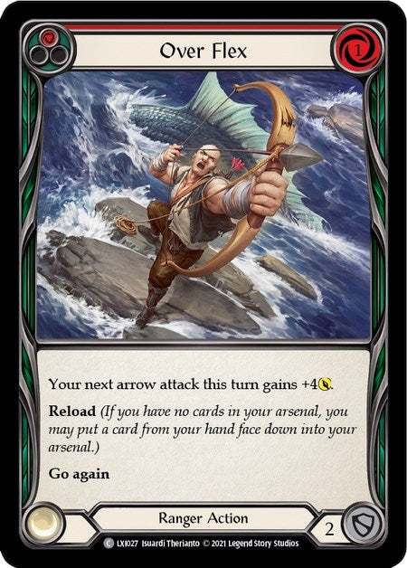 Image for Over Flex (Red) (Blitz Deck: Tales of Aria - Lexi) (LXI027) - Flesh and Blood TCG