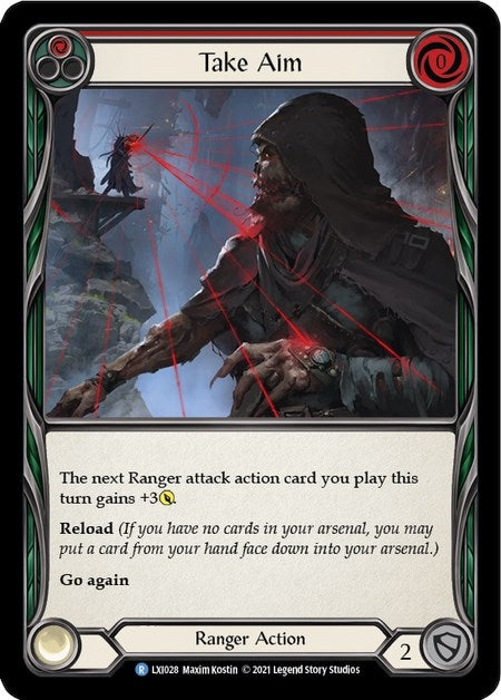 Image for Take Aim (Red) (Blitz Deck: Tales of Aria - Lexi) (LXI028) - Flesh and Blood TCG