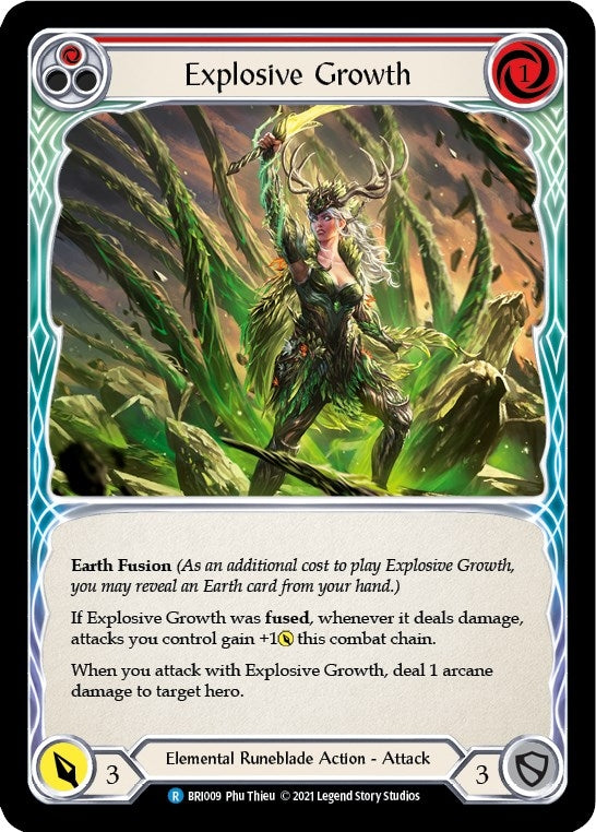 Image for Explosive Growth (Red) (Blitz Deck: Tales of Aria - Briar) (BRI009) - Flesh and Blood TCG