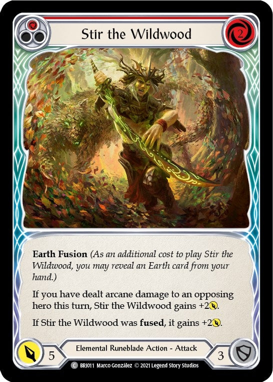 Image for Stir the Wildwood (Red) (Blitz Deck: Tales of Aria - Briar) (BRI011) - Flesh and Blood TCG