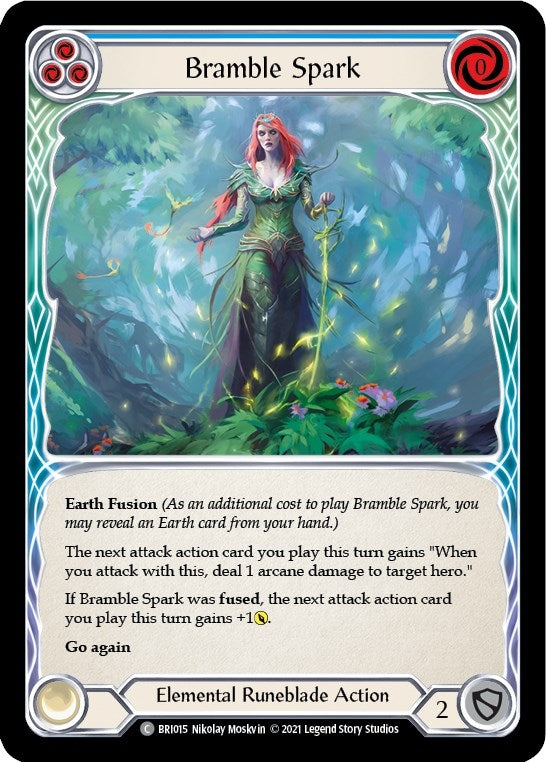 Image for Bramble Spark (Blue) (Blitz Deck: Tales of Aria - Briar) (BRI015) - Flesh and Blood TCG