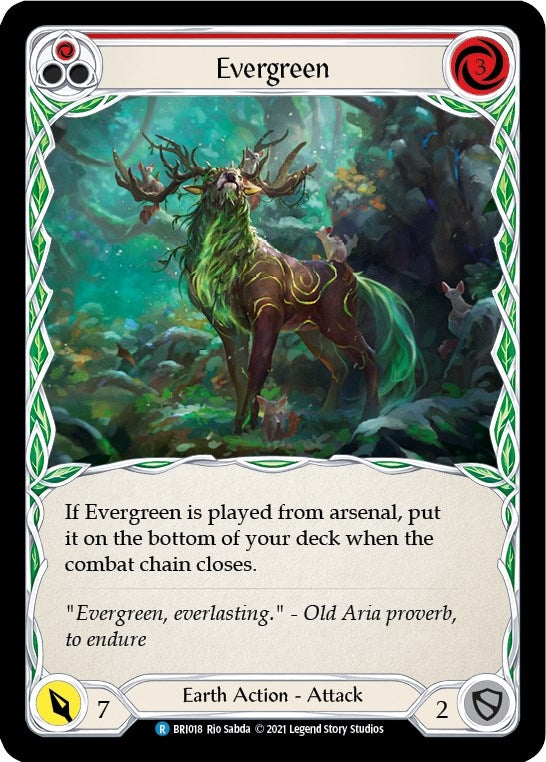 Image for Evergreen (Red) (Blitz Deck: Tales of Aria - Briar) (BRI018) - Flesh and Blood TCG