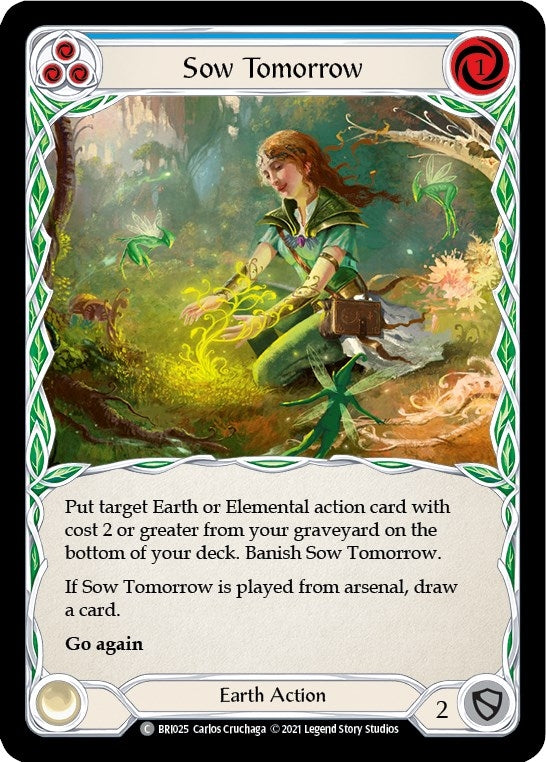 Image for Sow Tomorrow (Blue) (Blitz Deck: Tales of Aria - Briar) (BRI025) - Flesh and Blood TCG