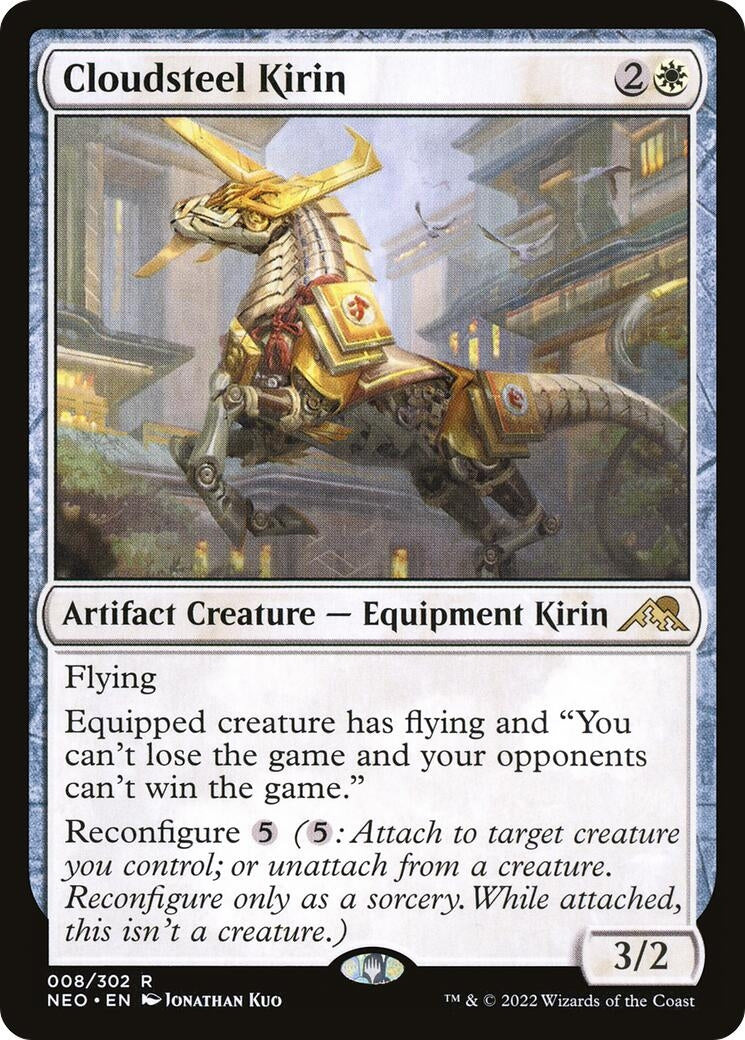 Image for Cloudsteel Kirin (Kamigawa: Neon Dynasty) (8) - Magic: The Gathering