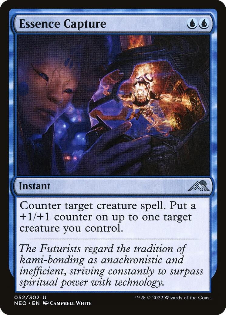 Image for Essence Capture (Kamigawa: Neon Dynasty) (52) - Magic: The Gathering