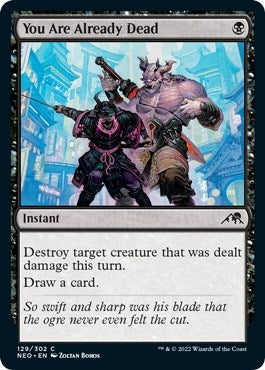 Image for You Are Already Dead (Kamigawa: Neon Dynasty) (129) - Magic: The Gathering