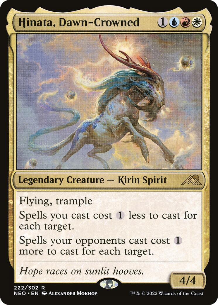 Image for Hinata, Dawn-Crowned (Kamigawa: Neon Dynasty) (222) - Magic: The Gathering