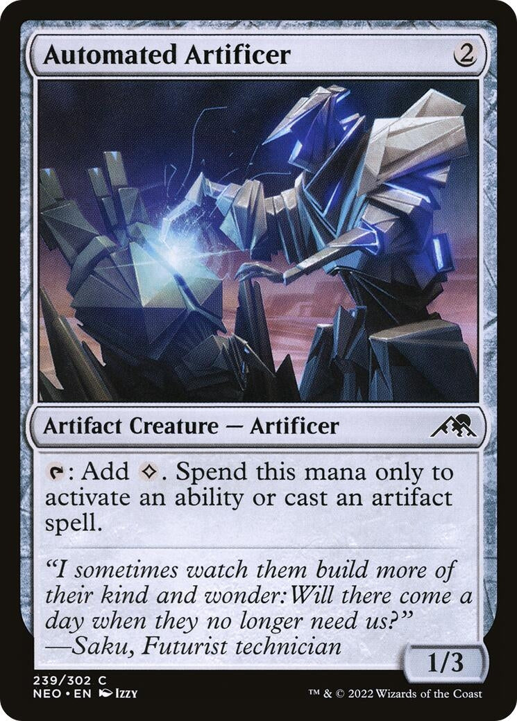 Image for Automated Artificer (Kamigawa: Neon Dynasty) (239) - Magic: The Gathering