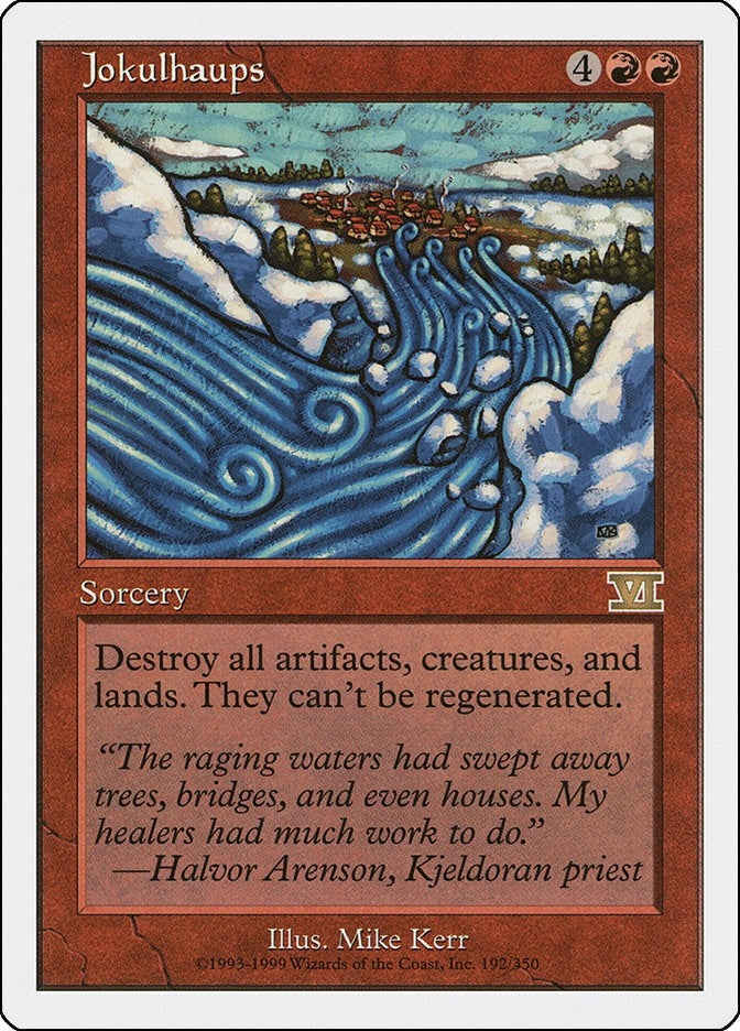 Image for Jokulhaups (Classic Sixth Edition) (192) - Magic: The Gathering