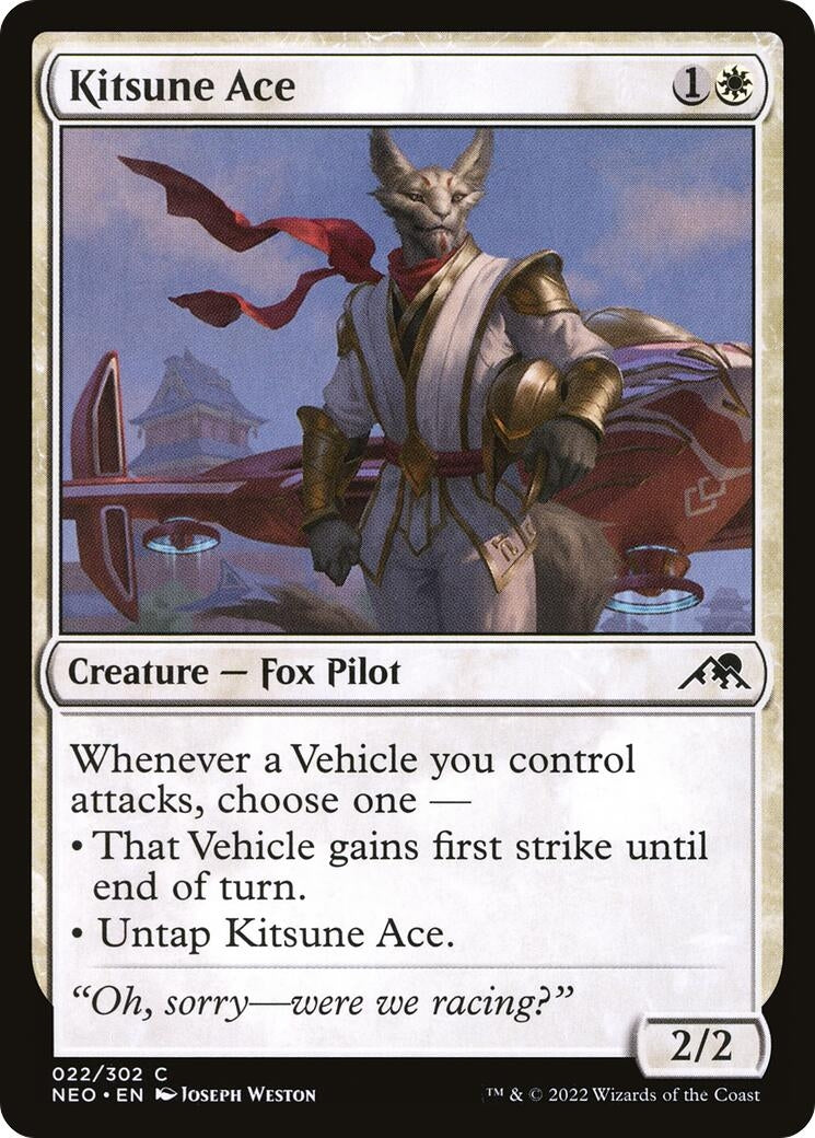 Image for Kitsune Ace (Kamigawa: Neon Dynasty) (22) - Magic: The Gathering