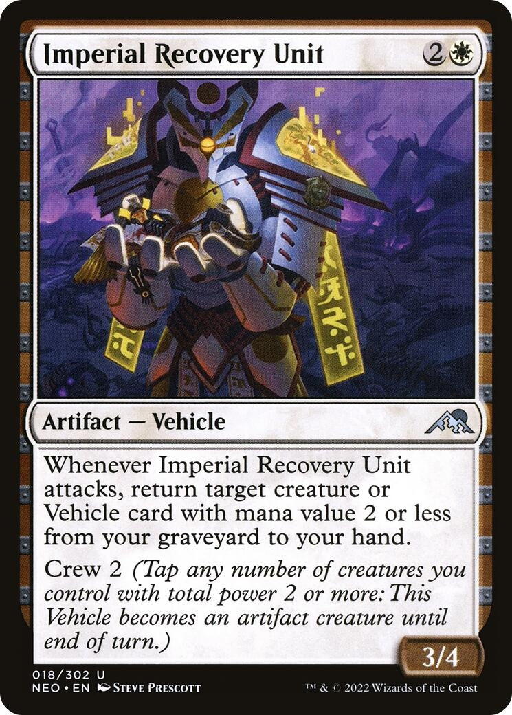 Image for Imperial Recovery Unit (Kamigawa: Neon Dynasty) (18) - Magic: The Gathering