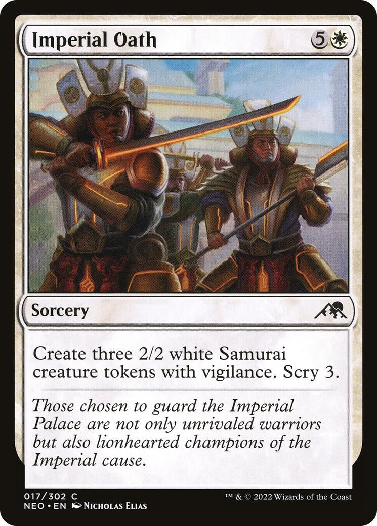 Image for Imperial Oath (Kamigawa: Neon Dynasty) (17) - Magic: The Gathering