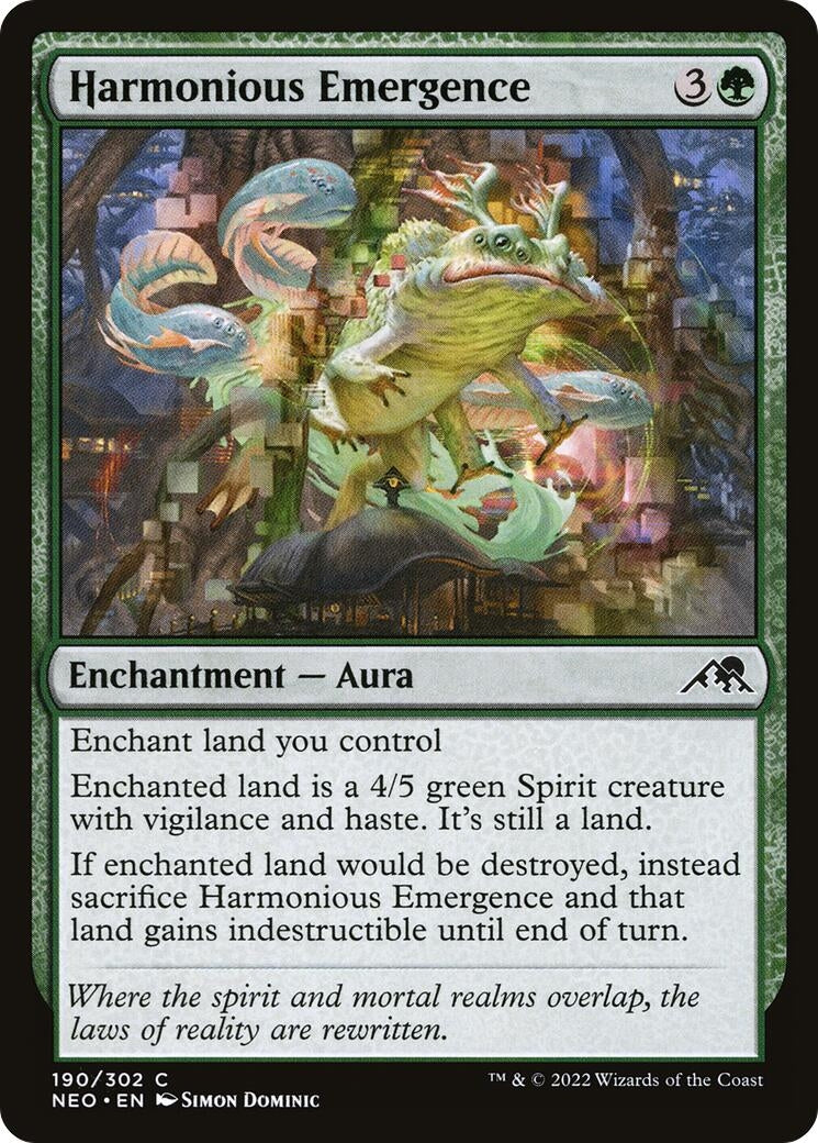 Image for Harmonious Emergence (Kamigawa: Neon Dynasty) (190) - Magic: The Gathering