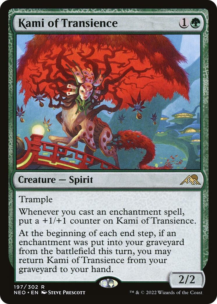 Image for Kami of Transience (Kamigawa: Neon Dynasty) (197) - Magic: The Gathering