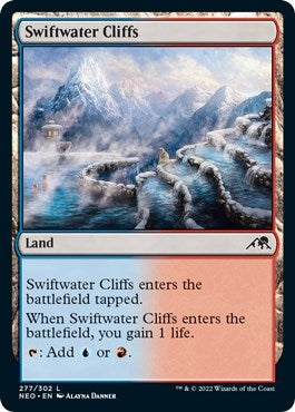 Image for Swiftwater Cliffs (Kamigawa: Neon Dynasty) (277) - Magic: The Gathering