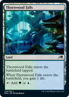 Image for Thornwood Falls (Kamigawa: Neon Dynasty) (279) - Magic: The Gathering