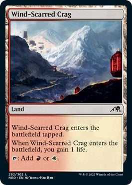 Image for Wind-Scarred Crag (Kamigawa: Neon Dynasty) (282) - Magic: The Gathering