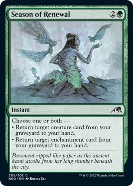 Image for Season of Renewal (Kamigawa: Neon Dynasty) (205) - Magic: The Gathering