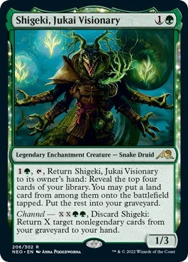 Image for Shigeki, Jukai Visionary (Kamigawa: Neon Dynasty) (206) - Magic: The Gathering