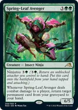 Image for Spring-Leaf Avenger (Kamigawa: Neon Dynasty) (208) - Magic: The Gathering