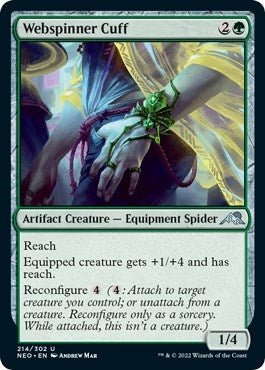 Image for Webspinner Cuff (Kamigawa: Neon Dynasty) (214) - Magic: The Gathering